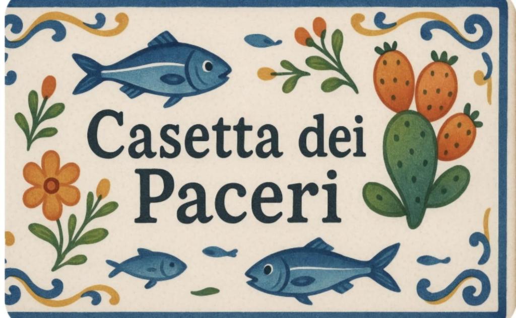 a sign that says cactus del pepper with fish at La Casetta dei Paceri in Syracuse