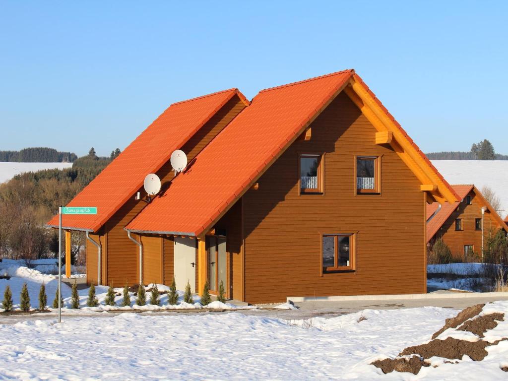 Holiday Home Hasselfelde near Braunlage Ski Area v zimě
