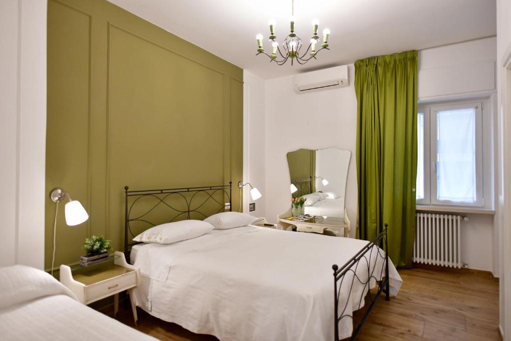 Postel nebo postele na pokoji v ubytování Interno 45