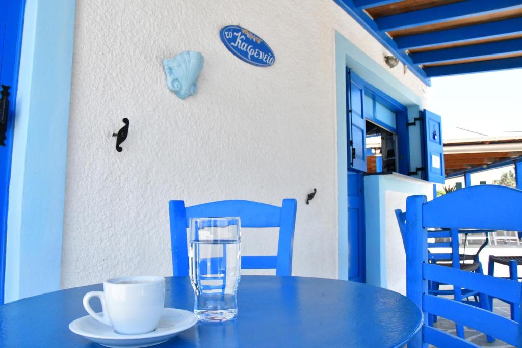 Posezení v ubytování Blue Dolphin Studios and Apartment