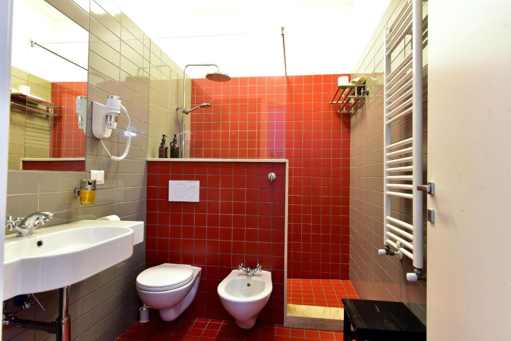Koupelna v ubytování Interno 45