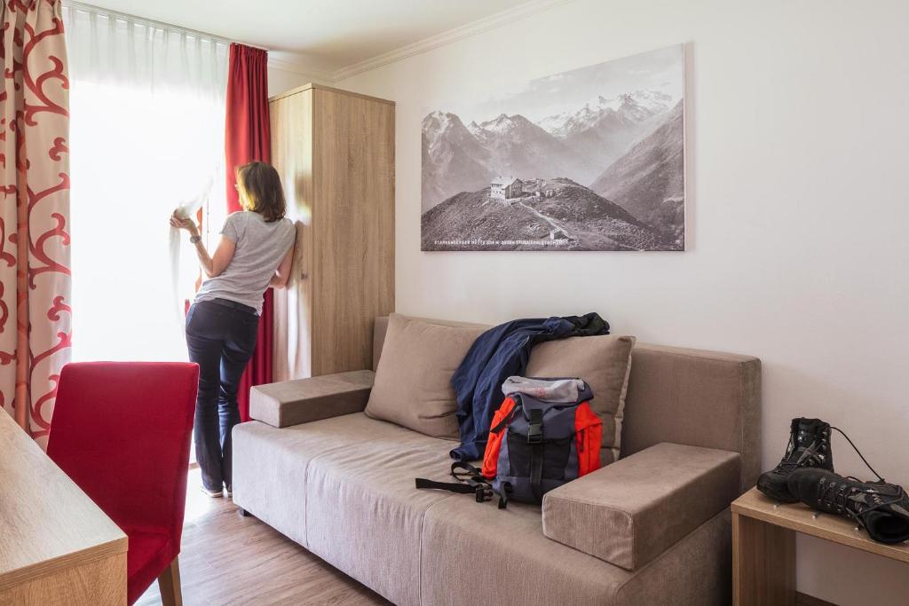 Posezení v ubytování Alpenhotel Fernau