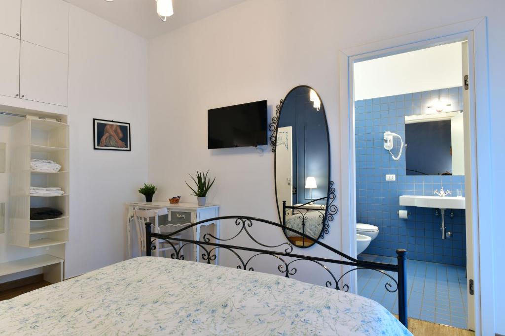 Postel nebo postele na pokoji v ubytování Interno 45