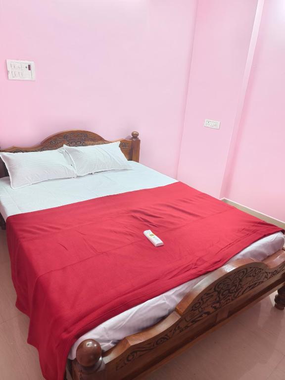 Postel nebo postele na pokoji v ubytování NSP ROOMS NS complex