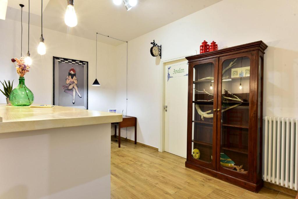 Kuchyň nebo kuchyňský kout v ubytování Interno 45