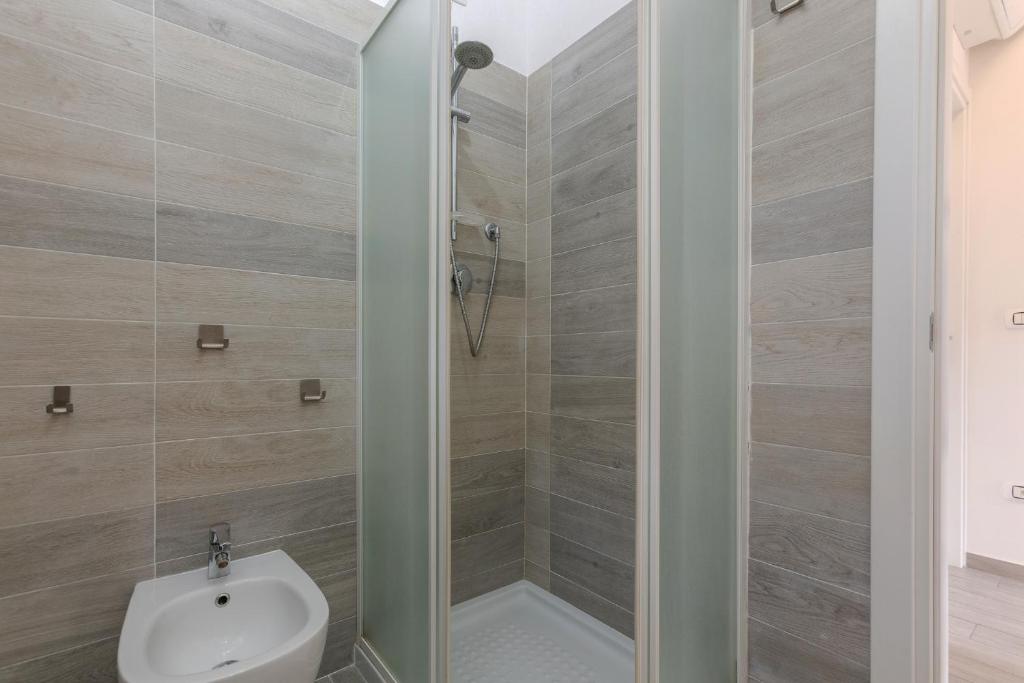 Koupelna v ubytování Lido degli Estensi Seaview Apartment