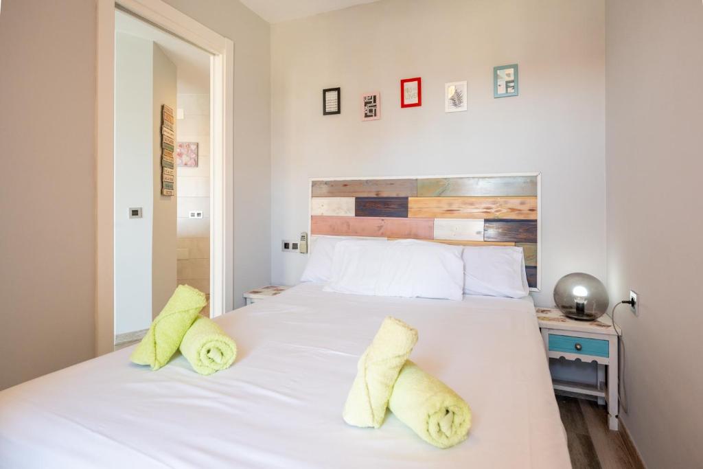 Postel nebo postele na pokoji v ubytování Apartamento Carabela Torrox