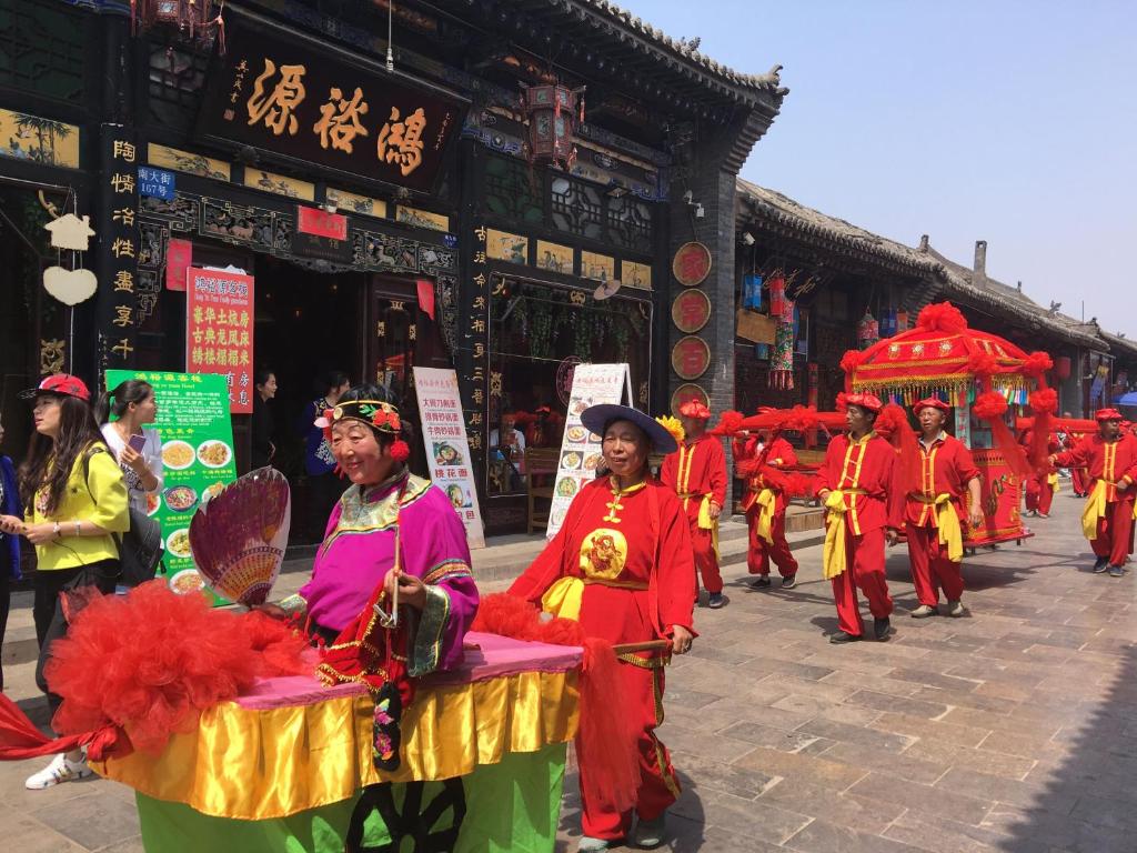 Hosté ubytování Pingyao HongJingYuanGuesthouse