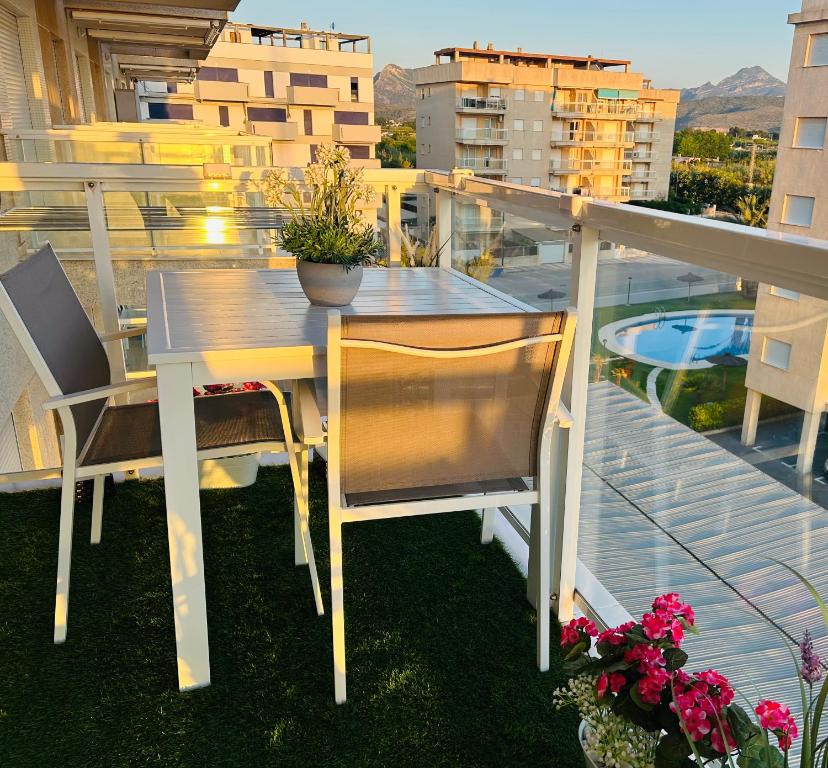 Balkón nebo terasa v ubytování Marina Gaviota Beach