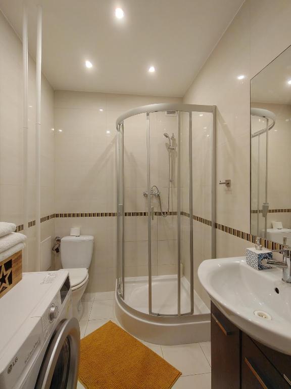 Kúpeľňa v ubytovaní City Center Studio Apartments