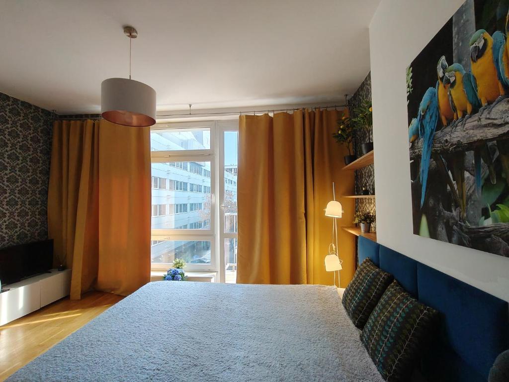 Posteľ alebo postele v izbe v ubytovaní City Center Studio Apartments