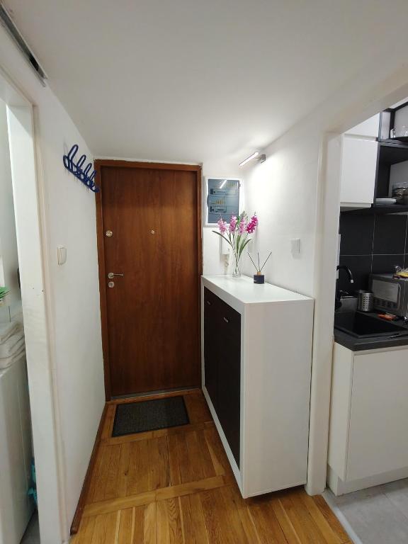 Kuchyňa alebo kuchynka v ubytovaní City Center Studio Apartments