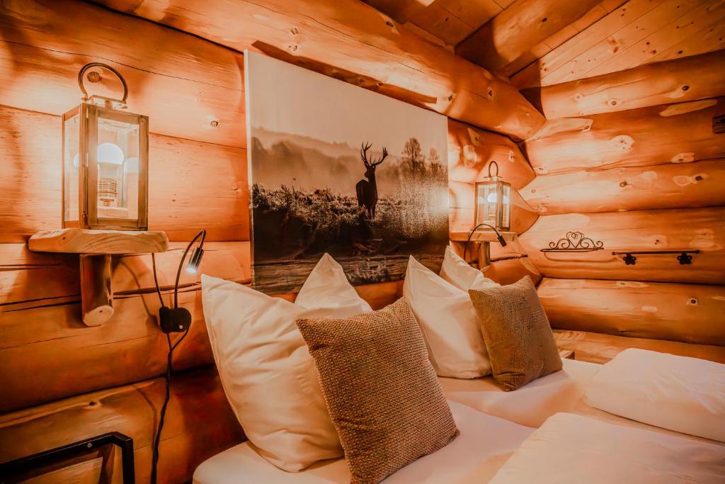 Posezení v ubytování Chalet Vogelkirsche