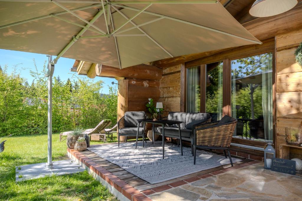 Zahrada ubytování Chalet Vogelkirsche