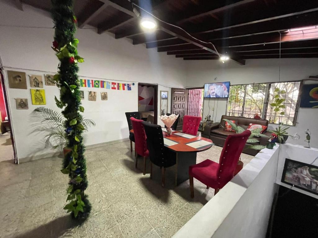 Posezení v ubytování Hostel Urban City Medellin