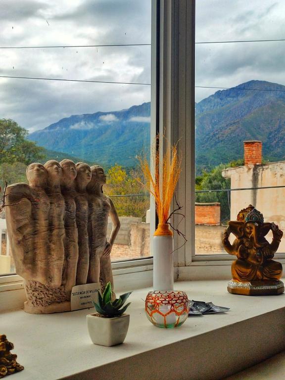 Nespecifikovaný výhled na hory nebo výhled na hory při pohledu z bed and breakfast