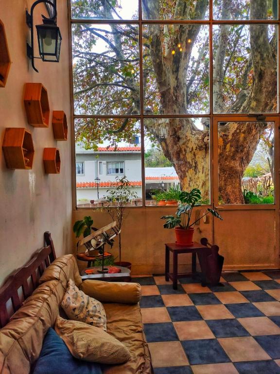 Posezení v ubytování Posada del Arbol
