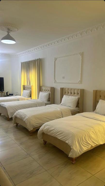 Voodi või voodid majutusasutuse Rest House Wadi Bani Khalid toas