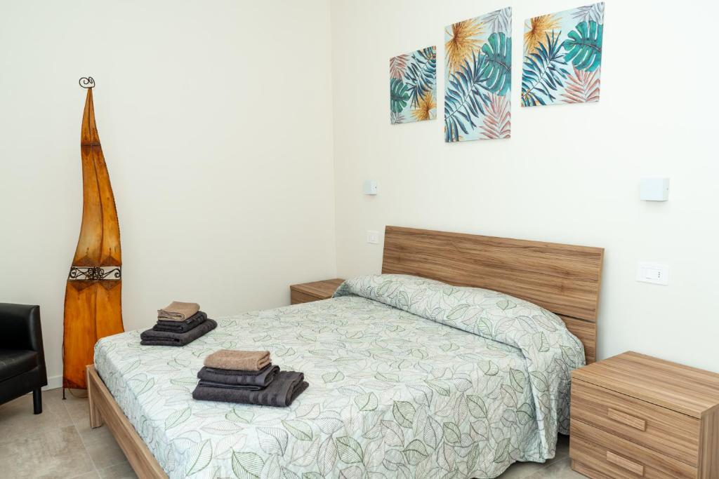Postel nebo postele na pokoji v ubytování Andrea Lake room