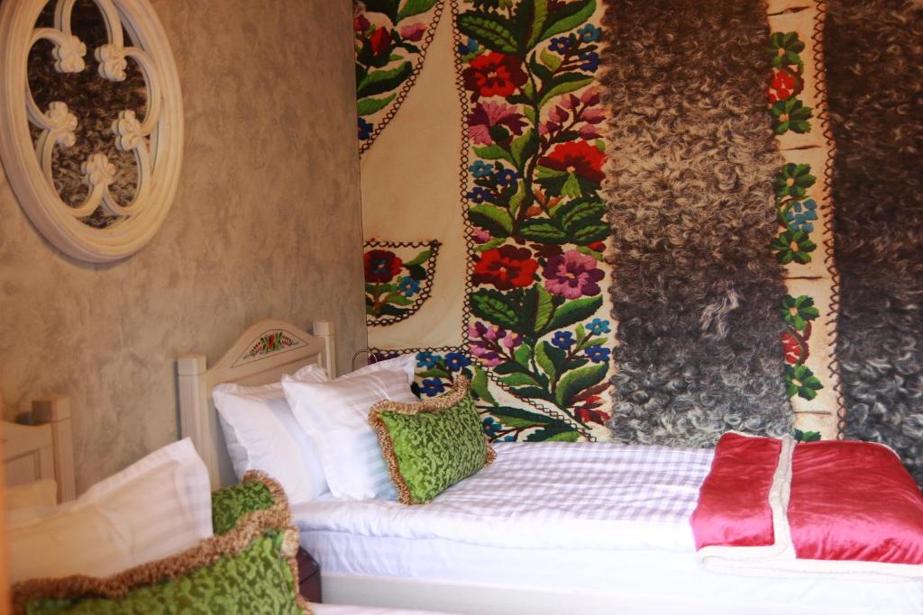 Postel nebo postele na pokoji v ubytování Hotel Galany