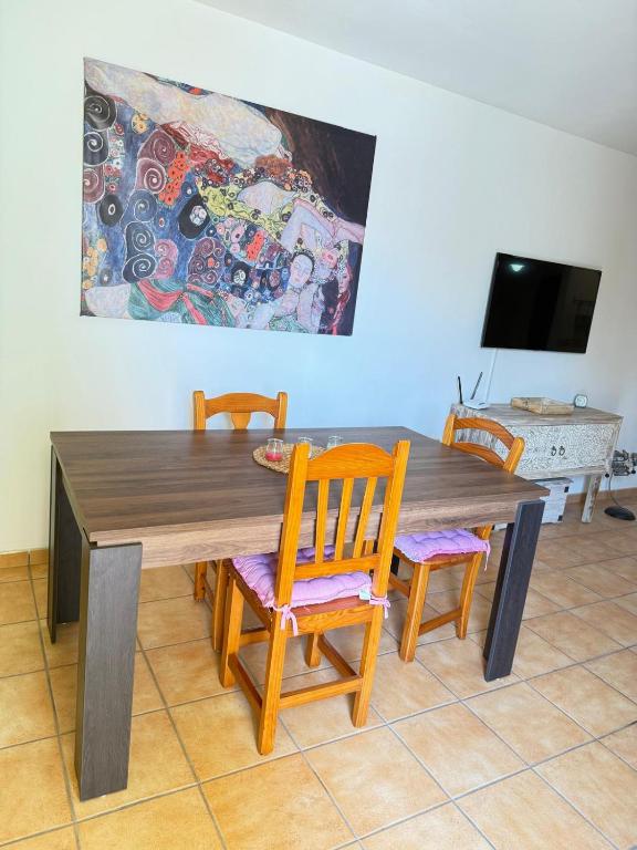TV a/nebo společenská místnost v ubytování Corralejo Suite