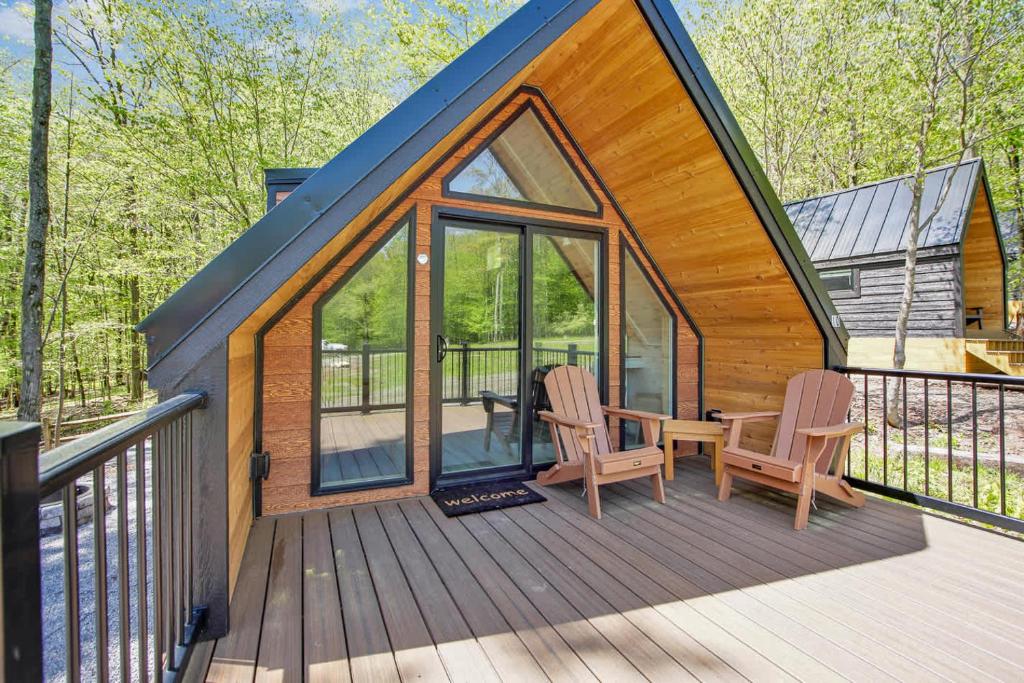 Balkoni atau teres di Canyon Hideaway