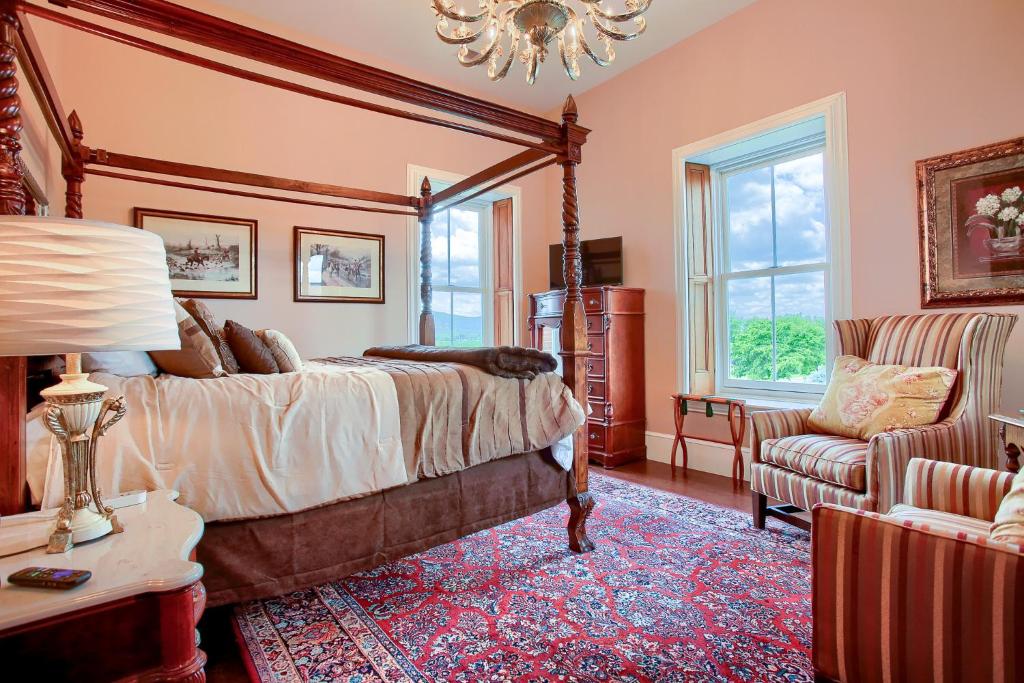 Stuart Manor Bed and Breakfast - Quarto Queen Com Banheira De Hidromassagem