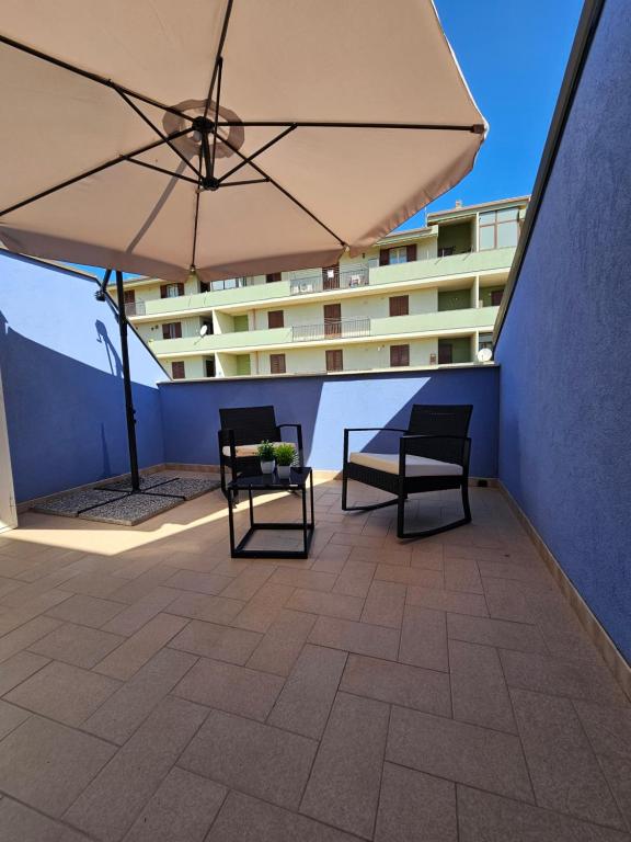 Balkón nebo terasa v ubytování Aura B&B