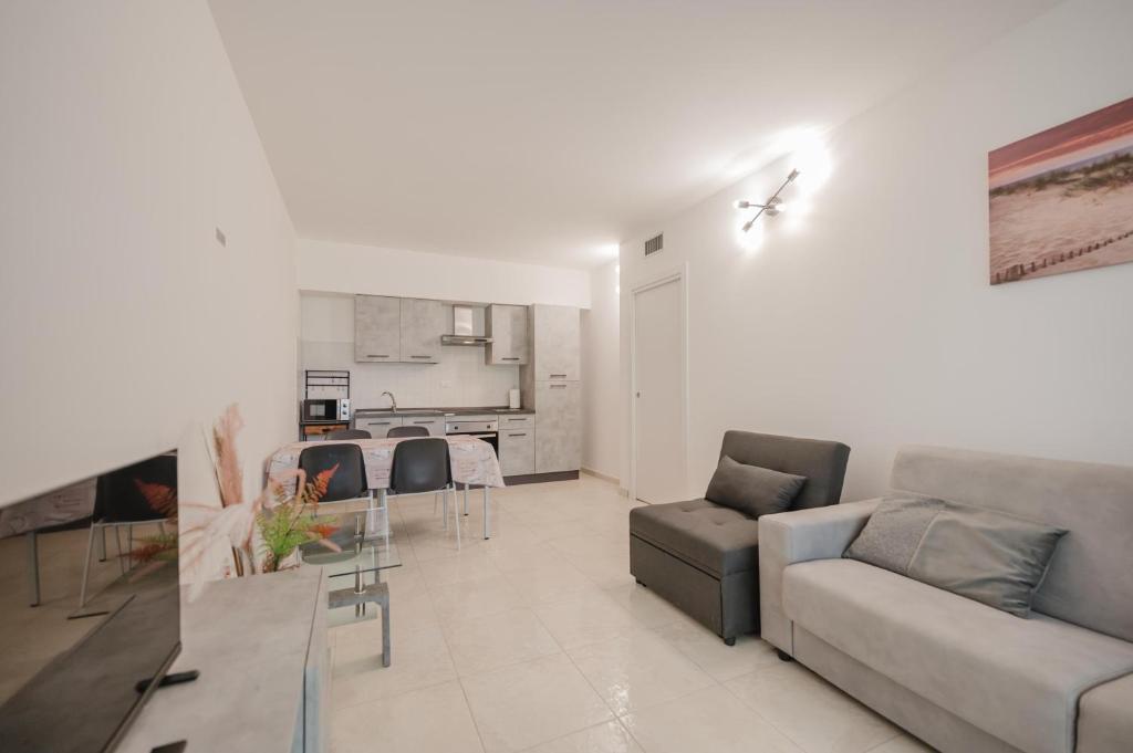 Kuchyň nebo kuchyňský kout v ubytování Appartamento Residence Mimose