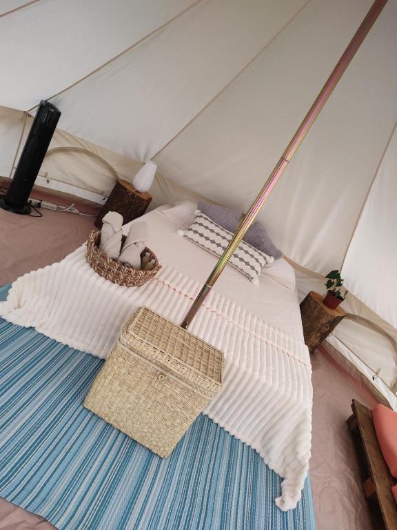 Postel nebo postele na pokoji v ubytování La Villa Glamping