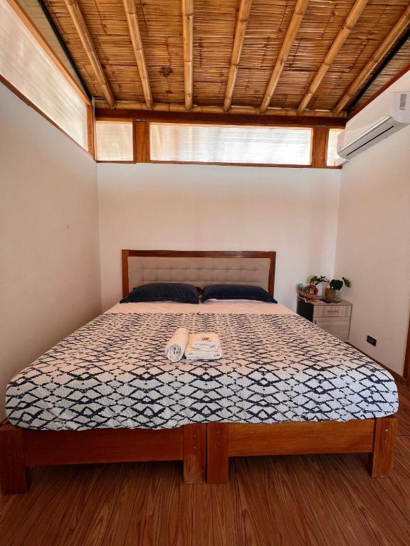 Postel nebo postele na pokoji v ubytování Gamora Hotel Playa