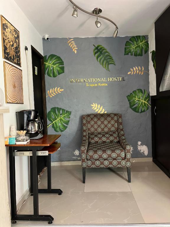 Posezení v ubytování International Hotel Medellín
