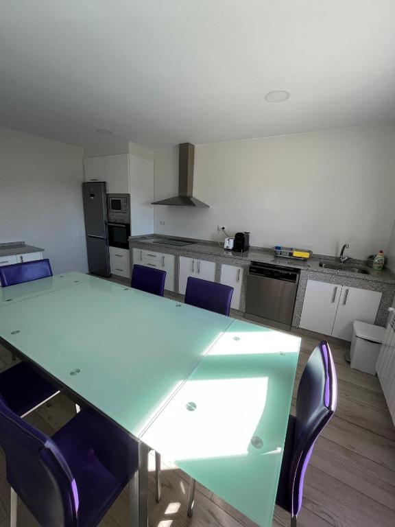 Kuchyň nebo kuchyňský kout v ubytování A casa do avó
