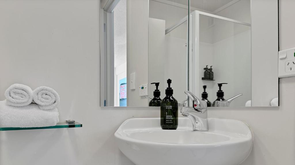 Koupelna v ubytování expressotel