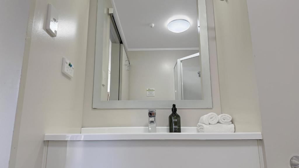 Koupelna v ubytování expressotel