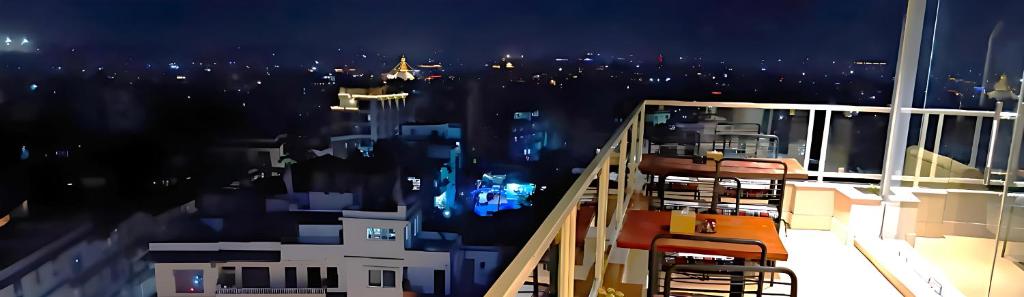Balkón nebo terasa v ubytování Hotel Sherpani