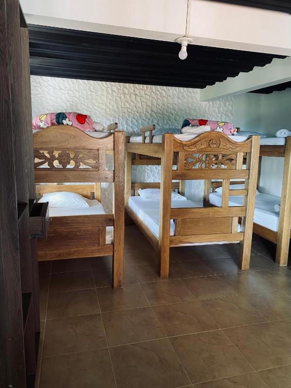 Llit o llits en una habitació de Hotel Estaciones