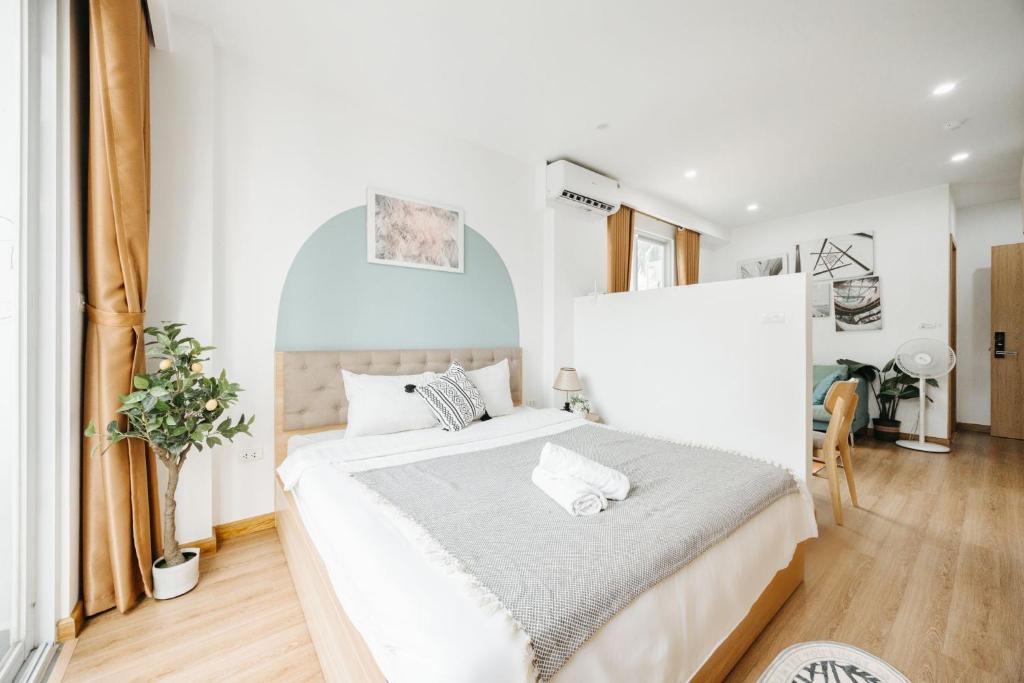 Letto o letti in una camera di The Euphoria