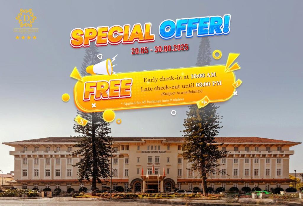 Certifikát, hodnocení, plakát nebo jiný dokument vystavený v ubytování Du Parc Hotel Dalat