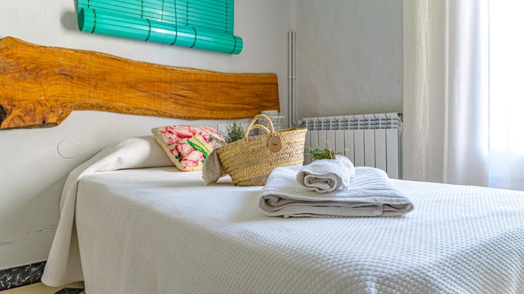 Posteľ alebo postele v izbe v ubytovaní Casa Rural Cal Xamora