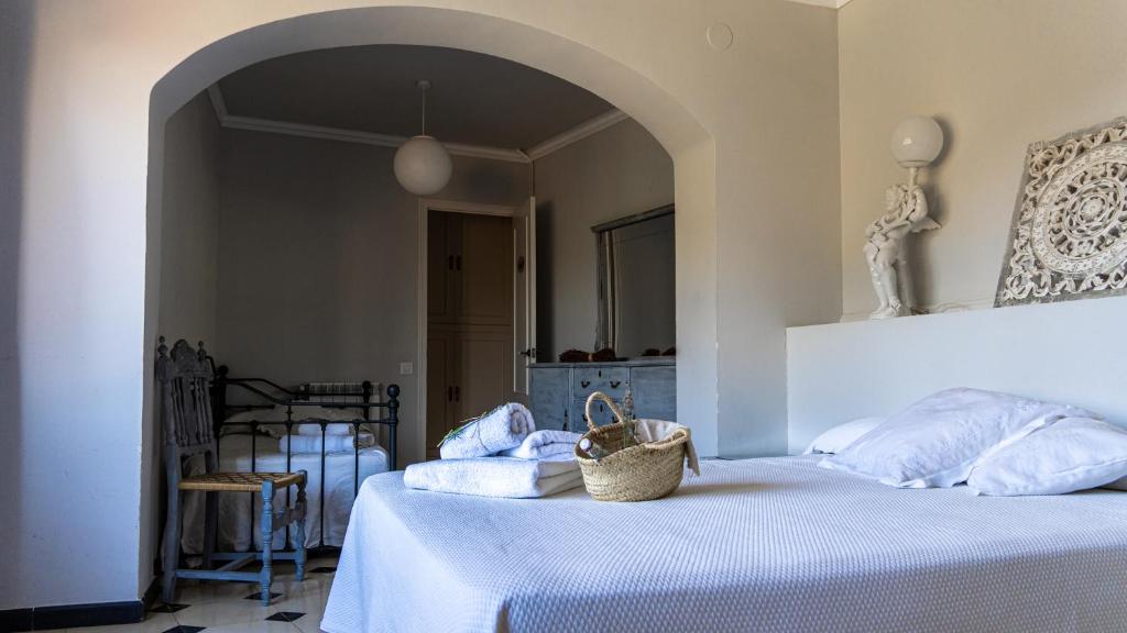 Posteľ alebo postele v izbe v ubytovaní Casa Rural Cal Xamora