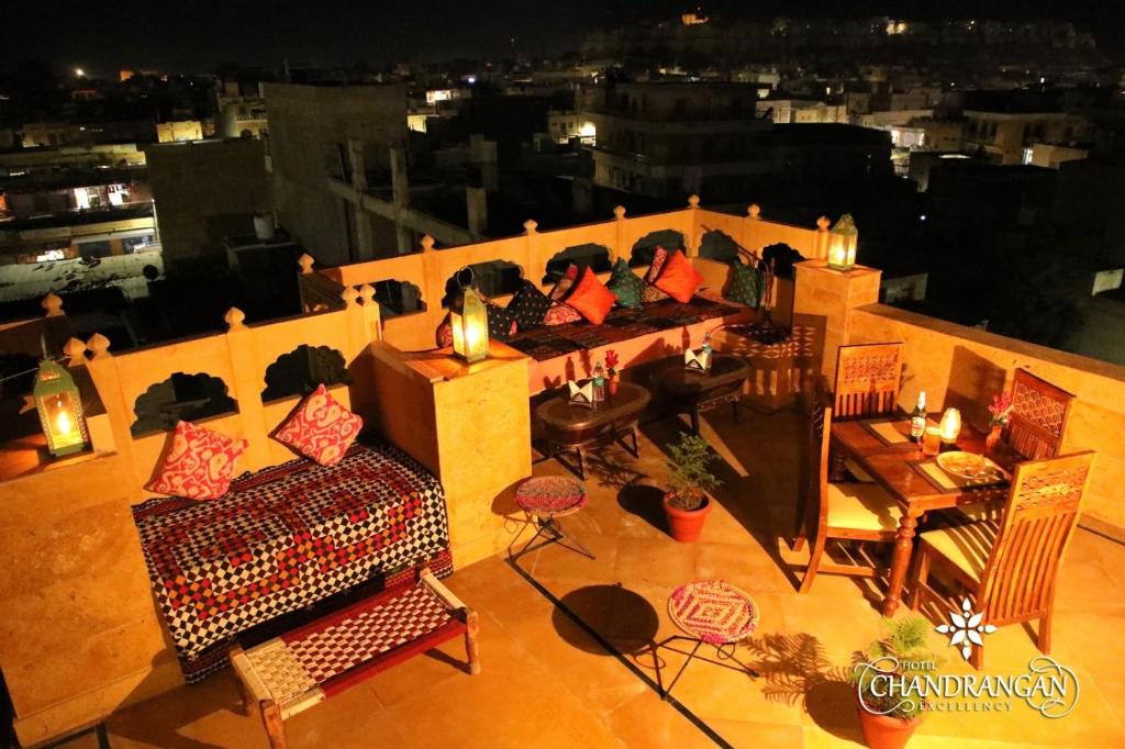 Posezení v ubytování Hotel Chandrangan Excellency,Jaisalmer