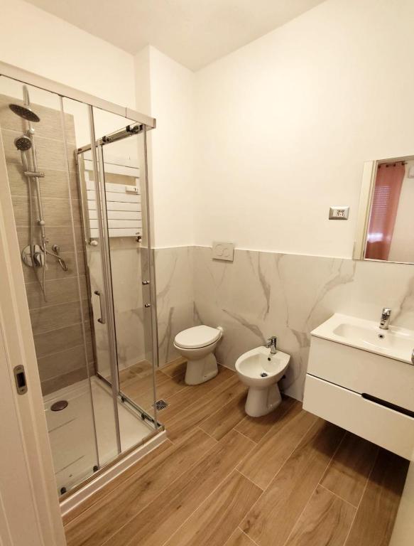 Koupelna v ubytování Da Nat Apartment