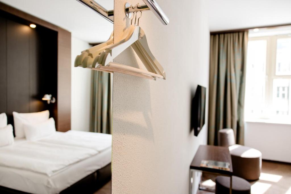 Voodi või voodid majutusasutuse Motel One Prague-Florentinum toas