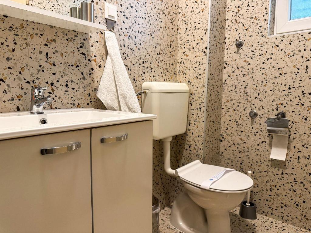 Koupelna v ubytování Apartments Pralas