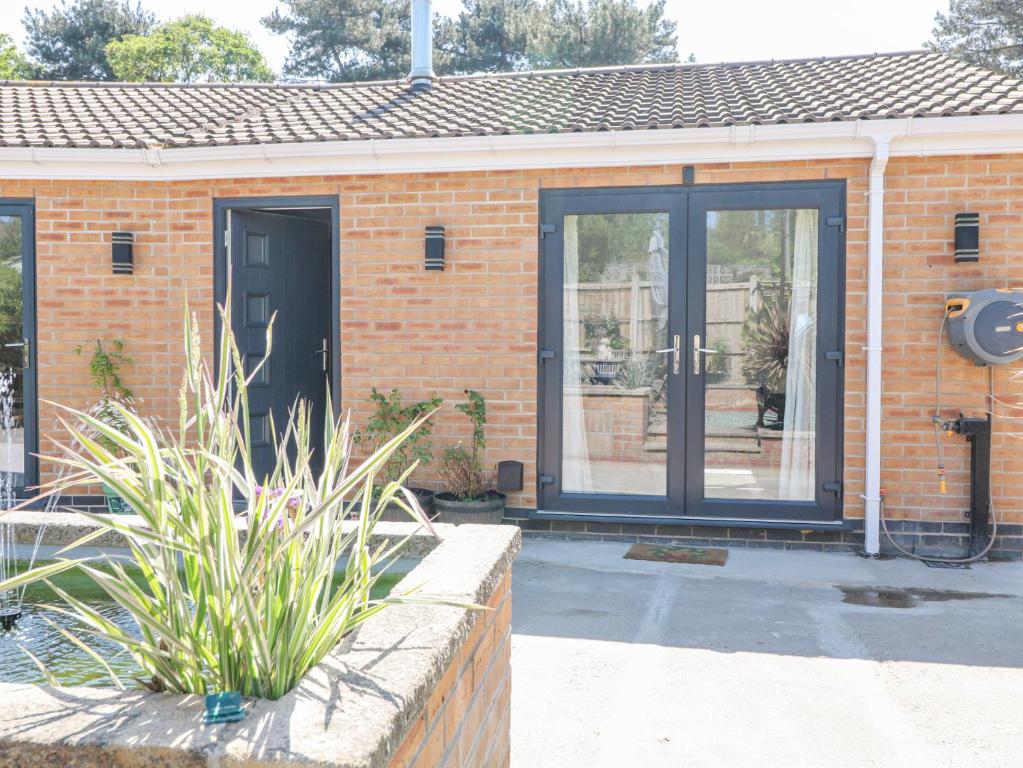 Bygningen som feriehuset ligger i