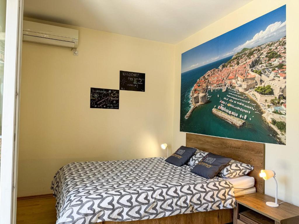Postel nebo postele na pokoji v ubytování Apartments Pralas