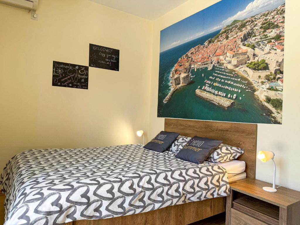 Postel nebo postele na pokoji v ubytování Apartments Pralas