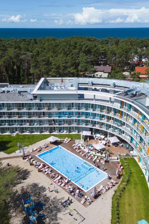 Bazén v ubytování Hotel Linea Mare nebo v jeho okolí