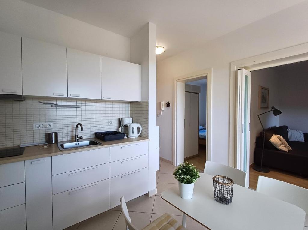 Kuchyňa alebo kuchynka v ubytovaní Cozy Apartment Mediterraneo